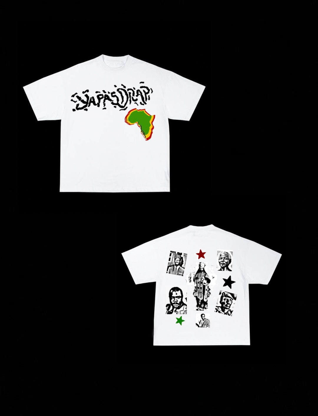 AFRICAN POWERS TEE ( blanc )