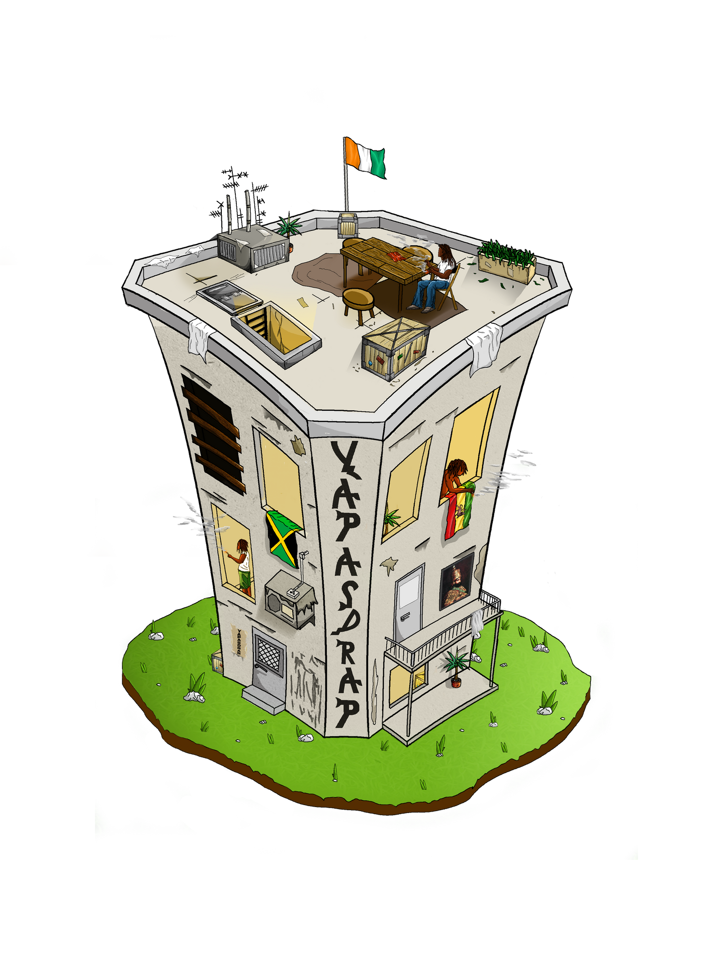 BY HIGHEST TEE ( noir )